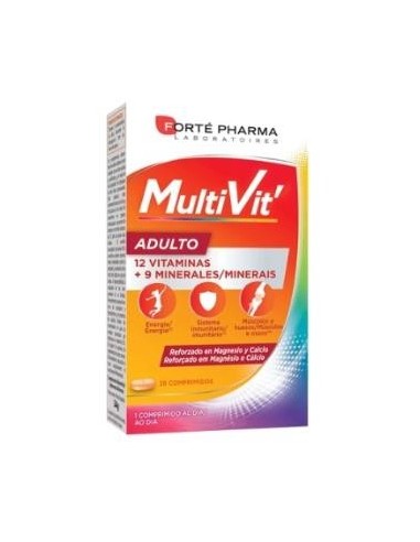 Multivit Adulto 28 Comprimidos Forte Pharma
