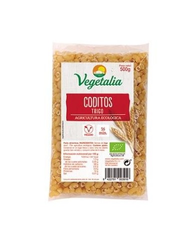 Coditos De Trigo Blancos 500Gr. Bio de Vegetalia