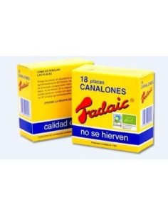 Canelones Fadaic Pasta 18 Placas 80Gr. Bio de Vegetalia