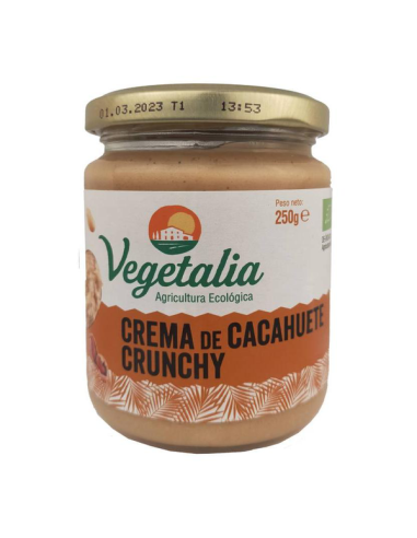 Crema De Cacahuete 250 Gramos Bio Vegetalia