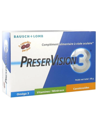 Preservision 3 60 Cápsulas  Bausch & Lomb