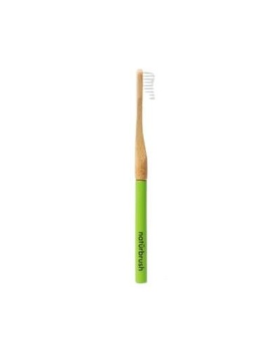 Cepillo Dental Bambu Verde 2Piezas. Naturbrush