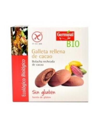Galletas Rellenas De Cacao 200 Gramos Bio Sg Germinal Bio
