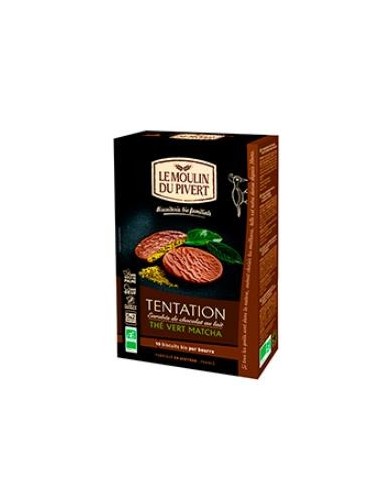 Galletas Tentacion Te Verde Matcha 130Gr Bio Vegan Le Moulin De Pivert