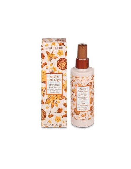 Bayas Flores Crema Perfumada Cuerpo 200 Mililitros L´Erbolario