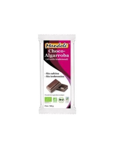 Chocolate De Algarroba 100 Gramos Bio Mandole