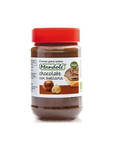 Crema De Cacao Con Avellana 375 Gramos Bio Mandole