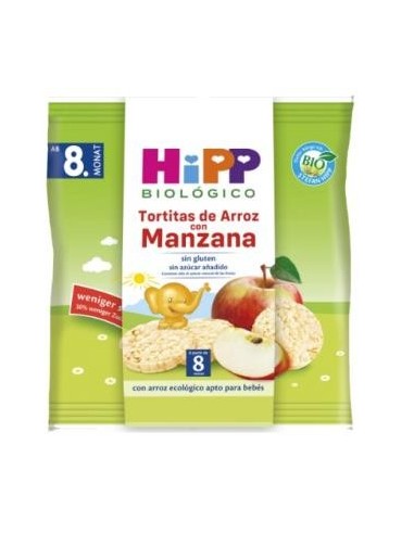 Tortitas De Arroz Con Manzana 8 Mese 30 Gramos Bio Sg Hipp