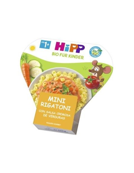 Pequeño Gourmet Mini Rigatoni Con Salsa 250G Bio Hipp