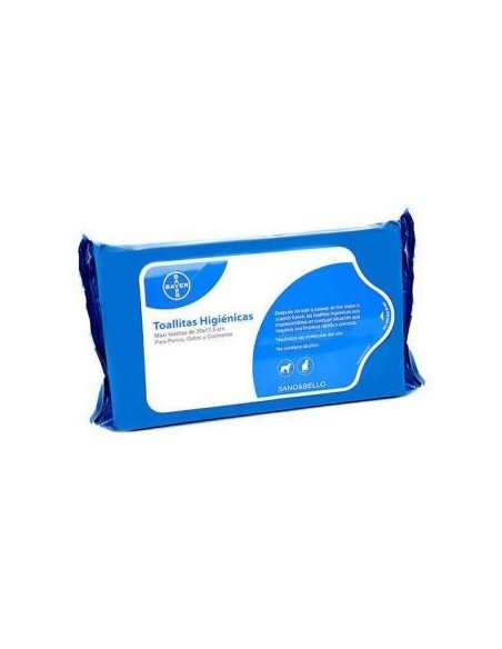 Toallitas Limpiadoras 35 Unidades Sano &Amp  Bello Elanco (Bayer) Vet
