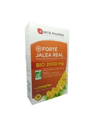 Forte Jalea Real 2000Miligramos 20 Ampollas Bio Forte Pharma