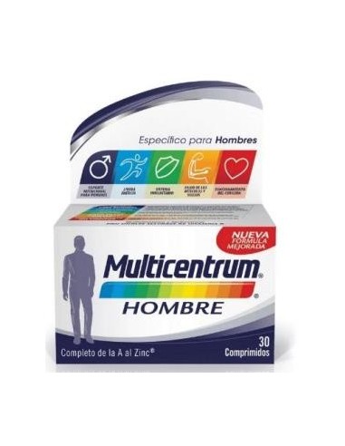 Multicentrum Hombre 30 Comprimidos Multicentrum