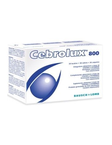Cebrolux 800 30 Sobres Bausch & Lomb