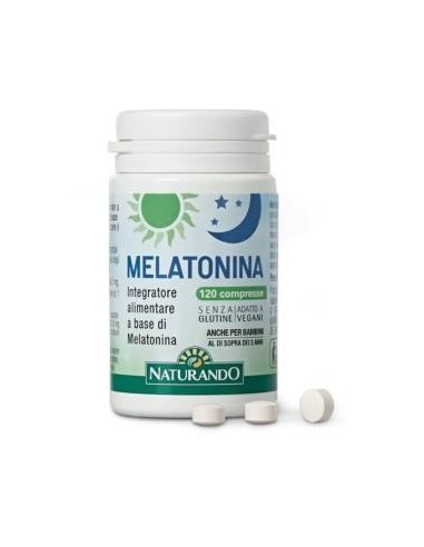 Melatonina 1Mg 120 Comprimidos Naturando