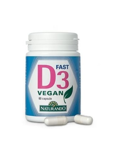 D3 Fast Vegan 60 Comprimidos Naturando