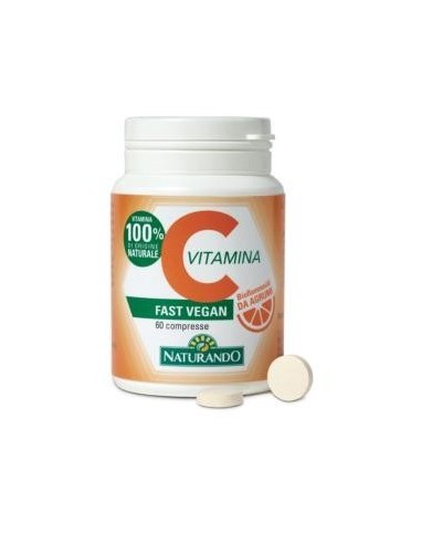 Vitamina C Fast Vegan 60 Comprimidos Naturando