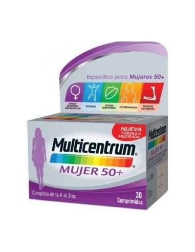 Multicentrum Mujer Select 50+ 30 Comprimidos Multicentrum