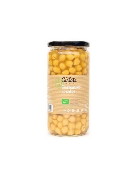 Garbanzos Cocidos 720 Gramos Eco Sg Carlota Organic