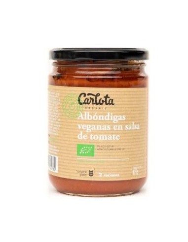 Albondigas En Salsa De Tomate 425 Gramos Eco Vegan Carlota Organic