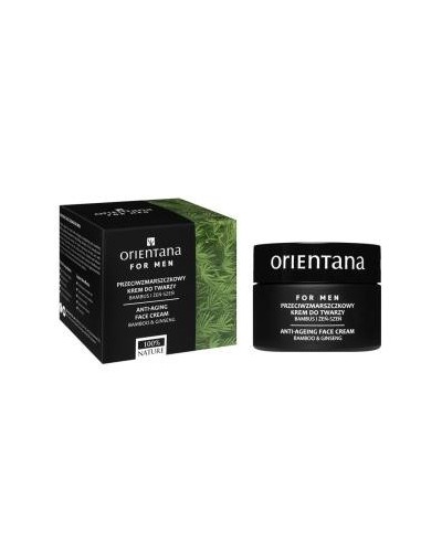 Crema Facial Antiedad Hombre Bambu Y Ginseng 50Ml. de Orientana