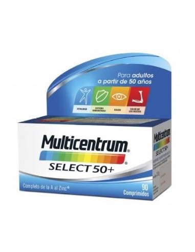 Multicentrum Select 50+ 90 Comprimidos Multicentrum