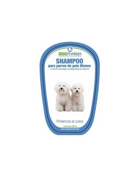 Champu Pelo Blanco Perros 250 Mililitros Zoopharma Vet
