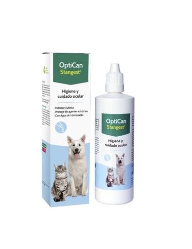 Optican Limpiador Ojos Perros Y Gatos 125 Mililitros Stangest Vet