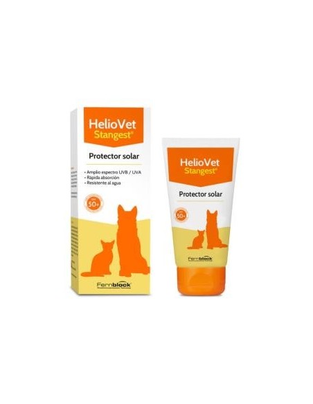 Heliovet Solar Spf 50+ Perros Y Gatos Crema 50 Mililitros Stangest Vet