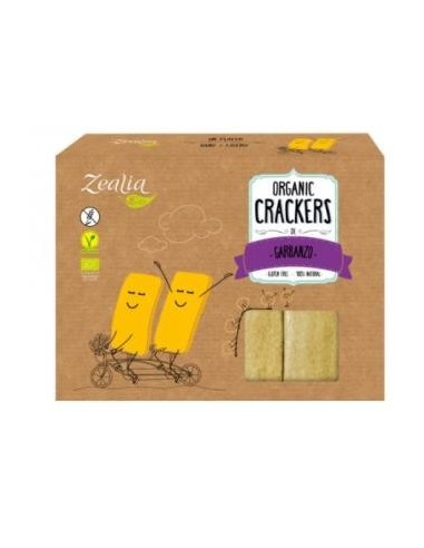 Crackers De Garbanzos 120 Gramos Bio Sg Vegan Zealia