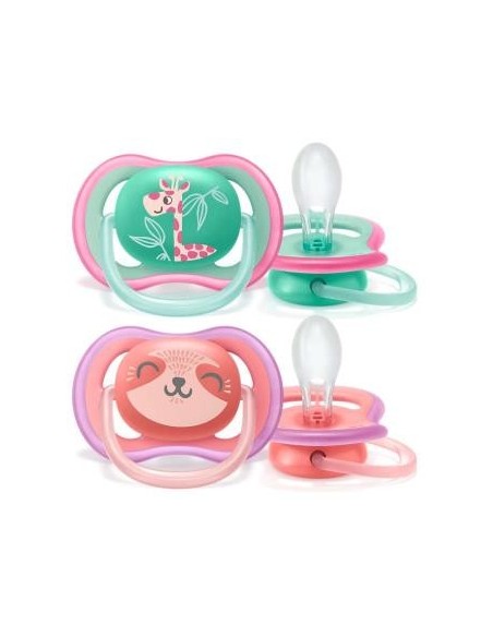 Chupete Ultra Air Deco +18Meses Niña 2Ud Scf349/12 Avent