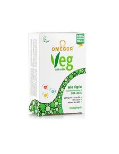 Omegor Veg Omega 3 Vegetal 60 Cápsulas  Uga Nutraceuticals
