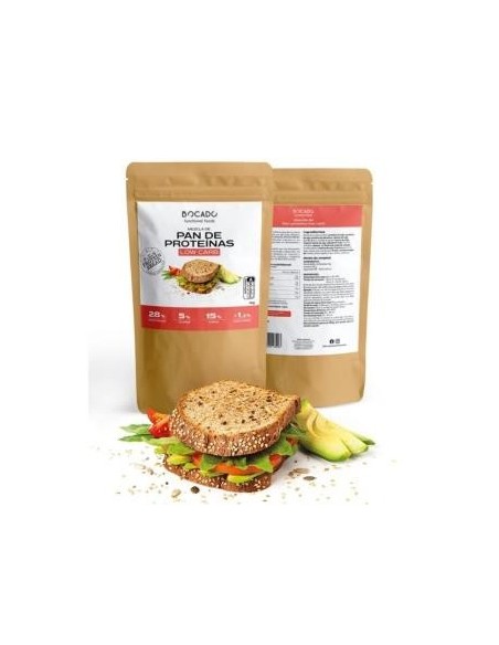 Mezcla Pan De Proteinas Low Carb High Protein 1 Kilo Bocado