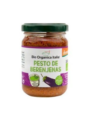 Pesto De Berenjenas 140 Gramos Demeter Vegan Bio Organica Italia