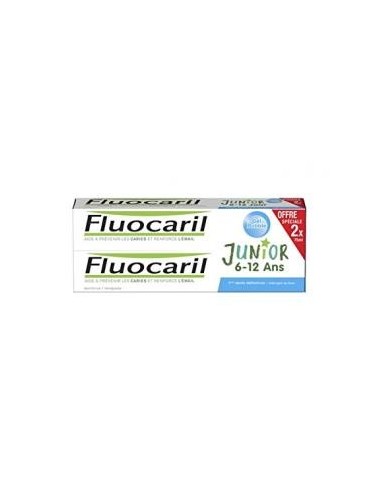 Fluocaril Junior Gel Duplo Bubble Dentifri 2X75 Mililitros Fluocaril