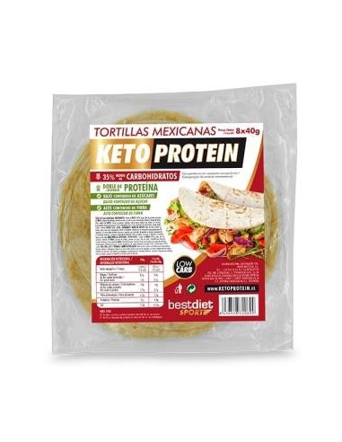 Tortilla Mexicana 8Uds. Keto Protein