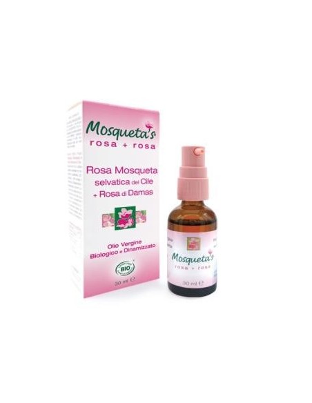 Aceite De Rosa Mosqueta+Rosa Damascena 30 Mililitros Bio Mosqueta´S