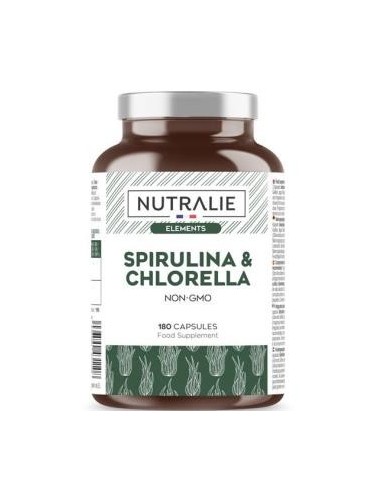 Espirulina & Chlorella 180 Cápsulas  Nutralie