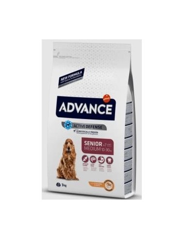 Advance Canine Senior Medium Pollo Arroz 3 Kilos Advance Vet