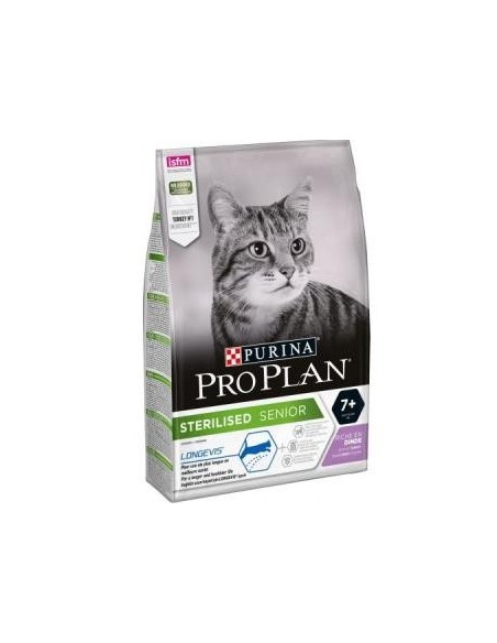 Pro Plan Feline Adult Sterilised +7 Pavo 3 Kilos Purina Vet