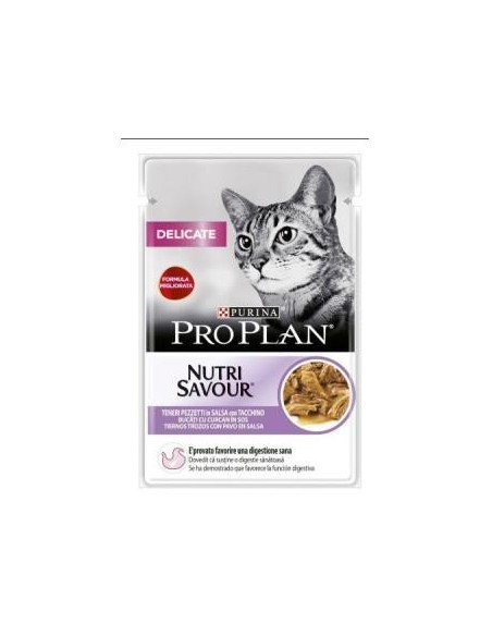 Pro Plan Feline Delicate Pavo 26X85 Gramos Purina Vet