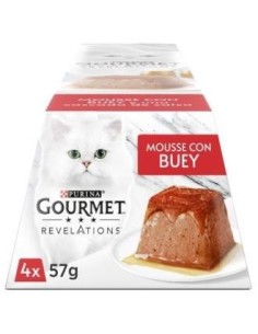 Gourmet Revelations Mousse Ternera Caja 6X4X57 Gramos Purina Vet