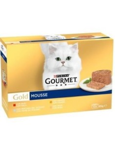 Gourmet Gold Mousse Surtido Caja 12X85 Gramos Purina Vet