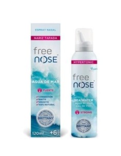 Free Nose Agua De Mar Hipertonic Forte Spray 120 Ml Ysana