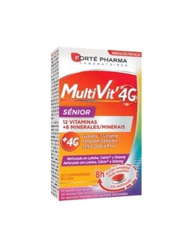 Multivit 4 G Senior 30 Comprimidos Forte Pharma