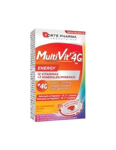 Multivit 4 G Energia 30 Comprimidos Forte Pharma