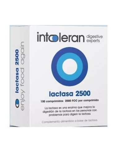 Intoleran Lactasa 2500 100 Comprimidos Intoleran