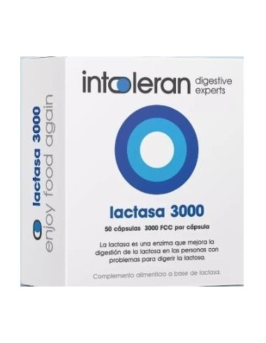 Intoleran Lactasa 3000 50 Cápsulas  Intoleran