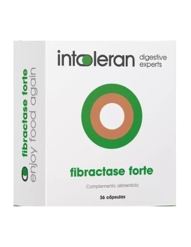 Intoleran Fibractase Forte 36 Cápsulas  Intoleran