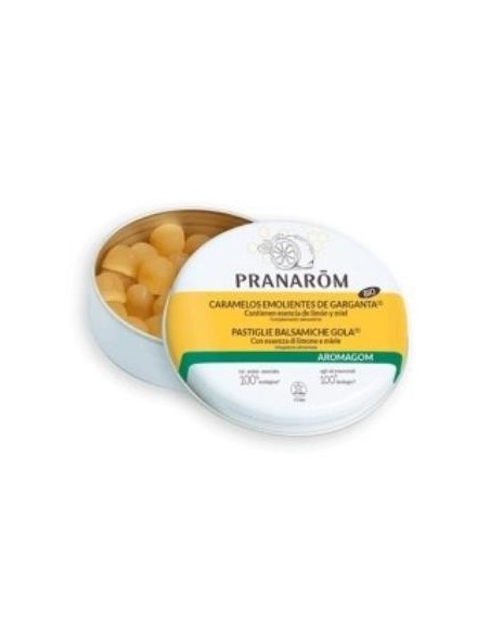 Caramelos Emolientes Garganta Miel-Limon 45Gr. de Pranarom