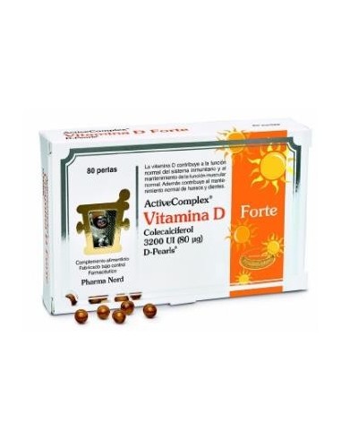 Activecomplex Vitamina D Forte 80 Perlas Pharma Nord